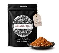 Spice Masters Japanese 7 Spice (Shichimi Togarashi) - Chef Crafted Small Batch Seasoning for Ramen, Noodles & Meat - UK Hand Blended, 100% Natural