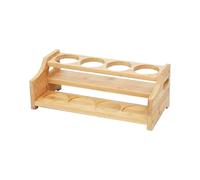 Spice Organizer | Wooden Kitchen Organizer Space Saving Glass Bottle Storage for Spices - For Syrup Sauce Olive Oil Soy Sauce Dressing Cooking Plan Work Cabinet