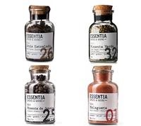 Spice Pack of 4 with Star Anise Green, Peppercorns, Allspice Berries and Whole Malagueta Peppers -Essential Herbs and Spices for Cooking - Gourmet Product from Portugal