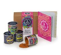 Spice Pots Indian Takeaway Curry Kit - 4 Large 80g Blends & Recipe Book - Rogan Josh, Madras, Bhuna, Korma - 16-20 Family Meals Fakeaway Kit - Foodie Gift for Dad - Vegan & Gluten-Free