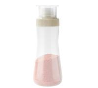 Śpiçe Shaker - Powder Dispenser | Seasoning Dispenser for Śpiçe Containers with Measurements, 350ml Clear PP Material with Lid, Even Holes for Coffee Cocoa Cinnamon Baking Cooking Barbecue Camping