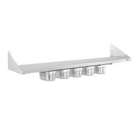 Spice Shelf 5 x 1/9 GN 90cm - Spice Shelves by Royal Catering Silver
