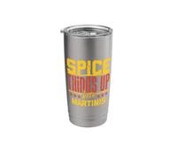 Spice Things Up with Martinis Stainless Steel Insulated Tumbler