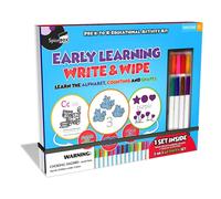 Spicebox Imagine It Early Learning Write & Wipe in Blue SpiceBox Blue