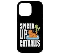 SPICED UP CATBALLS litter box smelly cat parent kitty owner Case for iPhone 14 Pro Max