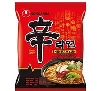 SPICEHUB NongShim Shin Ramyun Noodle Soup, Gourmet Spicy (Pack of 20)