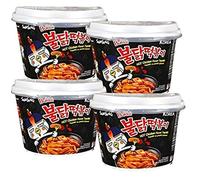 SPICEHUB Samyang Hot Chicken Flavour Buldak Topokki 185g (Pack of 4)