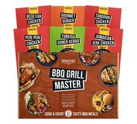 Spicentice BBQ Grill Master Spice Gift Box in Brown | Size: 1 Pack Spicentice Brown 1 Pack