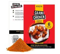Spicentice Cajun Chicken Spice Recipe Kits (Pack of 6)