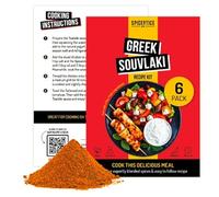 Spicentice Greek Souvlaki Gyros Recipe Kit (Pack of 6)