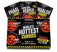 SPICENTICE Worlds Hottest Curry Recipe Kit Gift Set Carolina Reaper Naga G