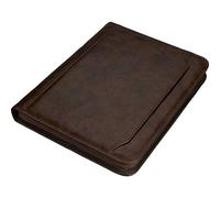 Spicers Conference 25mm Marble Effect Ring Binder with A4 Calculator Writing Pad - Brown