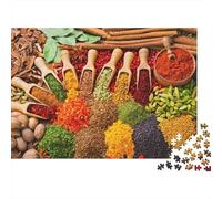 Spices Collection 1000 Piece Eco-Friendly Paper Jigsaw Puzzle Bundle for Seniors, Brain Training Puzzle, Travel Jigsaw, Ideal for Elderly 52x38cm/1000pcs