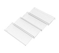 spices Drawer Organizer - Adjustable Storage Rack, spices Drawer Organizer, 4 Piece Adjustable Tray Rack, Expandable Condiment Holder Kitchen Insert Storage Solution | Suitable for Cabinet Counter