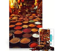 Spices Food And Kitchen 1000 Piece Jigsaw Puzzle for Adults Brain Challenge Toy Group Play Clear Cut Lovely Present 50x75cm