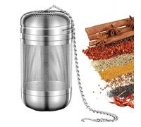 Spices Infuser - Stainless Steel Seasoning Ball | Stainless Steel Mesh Seasoning Ball | Seasoning Stainless Steel Spices Infuser for Cooking | Stainless Steel Tea Infuser | Mesh Tea Strainer Ball