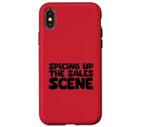Spicing Up The Sales Scene Sales Marketing Job Case for iPhone X/XS
