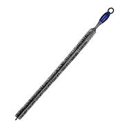 SPICOM 75CM Radiator Cleaner Brush Thin Long Boar Bristles, Radiator Duster Brush Long Thin Bendable Flexible with Easy Grip Handle, bottle brush for Cleaning Dust Inside Vanes and Backside