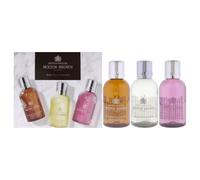 Spicy and Cytrus Body Care Collection Set by Molton Brown for Unisex - 3 Pc 3.3oz Re-Charge Black Pepper Bath and Shower Gel, 3.3oz Shower Gel