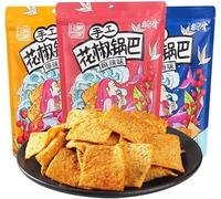 Spicy and Salty Hot Pot Ba 158g/bag, Spicy Snacks, Sichuan Pepper Crispy Pot Ba, Spicy Crispy Pot Ba, Pepper Flavored Potato Chips, Spicy Strips, Chinese Snack Gifts (Mixed flavors,3 bags)