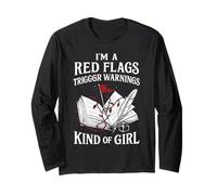 Spicy Book Reader Morally Gray Dark Romance Bookish Long Sleeve T-Shirt