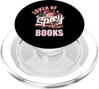Spicy Bookish Women Who Love Romance Book Lover Spicy Books PopSockets PopGrip for MagSafe