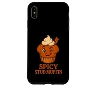 Spicy Charming Muffin Winking Cartoon Case for iPhone XS Max