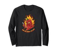 Spicy Chili Pepper Cartoon Can You Handle The Heat Long Sleeve T-Shirt