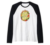 Spicy Chili Pepper Hot Food Life's Better with a Kick Design Raglan Baseball Tee