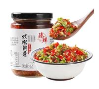 Spicy chili sauce,mushroom sauce, garlic chili sauce,Condiments,Sauces,Table Sauces,radish sauce,dipping sauce, black bean sauce, red oil chili,Hot Pepper Sauce (Double pepper sauce,1can)