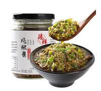 Spicy chili sauce,mushroom sauce, garlic chili sauce,Condiments,Sauces,Table Sauces,radish sauce,dipping sauce, black bean sauce, red oil chili,Hot Pepper Sauce (Shao Jiao Sauce,1can)