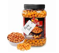 Wings Spicy Chilli Sharing Peanuts - Crunchy Coated Peanuts Snacks with Chilli Flavour 1.1kg Perfect Pub Snacks for Snacking, Movie Nights, Peanut Lovers with Topline Card.