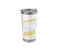 Spicy Cocktails are Why I Always Hit My Step Goals Stainless Steel Insulated Tumbler
