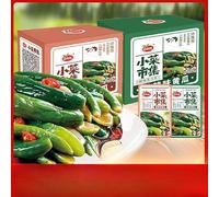 Spicy crispy cucumber,pickles,vegetables,mixed noodles,seasoning side dishes,Fast food,Chinese Kimchi,Vegetarian diet,hot and sour cucumber,delicious snack gifts (Sour and hot taste,32 packs)