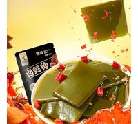 Spicy Crispy Cucumbers,Kelp Slices,Pickles,Healthy Vegetables,Side Dishes,Snack Foods,Vegan,Kimchi,Mala Latiao,Spicy and Hot Strip Snacks,Delicious Chinese Snack Gifts (Kelp slices,3bags)