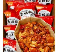 Spicy crispy fried chili, fried peanuts, millet chili rings, chili sections, spicy vegetable snacks, instant kimchi, delicious crispy snacks, chili sauce, side dishes, casual snacks (20g,30 pack)