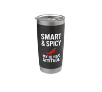 Spicy Diva Attitude Antisocial Confident Red Hot Sassy Stainless Steel Insulated Tumbler
