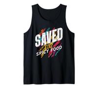 Spicy Food Heat Lovers Funny for Spice Fans and Chili Addict Tank Top