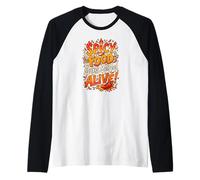 Spicy Food Makes Me Feel Alive Raglan Baseball Tee
