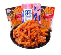 Spicy Gluten Latiao,Spicy strip gift bag,Nostalgia Spicy Strips,Chinese special snack food,delicious Instant classic hot&spicy flavor snack,Vegan,Snacks Gifts (Slightly spicy,5packs)