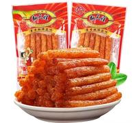 Spicy Gluten Latiao, Traditional gluten，Nostalgia Spicy Strips, super spicy spicy stick,delicious Instant classic hot&spicy flavor snack, Vegan，Sweet and spicy snacks，Chinese Snacks (20bag)
