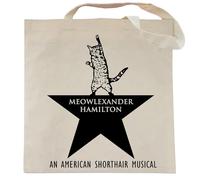 Spicy Kitten Designs Cat Tote Bag (Meowlexander Hamilton)