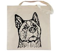 Spicy Kitten Designs Dog Tote Bag (Akita)