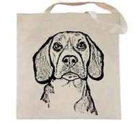 Spicy Kitten Designs Dog Tote Bag Beagle (Hank the Beagle)