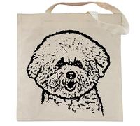 Spicy Kitten Designs Dog Tote Bag (Bichon Frise)