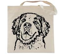 Spicy Kitten Designs Dog Tote Bag (Saint Bernard)