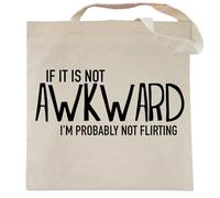 Spicy Kitten Designs Funny Adult Tote Bag, If It is Not Awkward