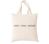 Spicy Kitten Designs Gender Identify Tote Bag (They Them Mayhem)