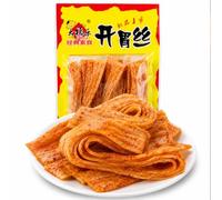 Spicy Latiao Snack Strips, Chewy Chinese Savoury Chilli Snack, Ready to Eat, 72g