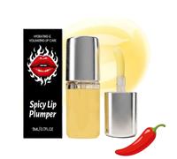 Spicy Lip Plumper Oil, Hydrating Volumizing Lip Gloss, Long Lasting Moisturizing Lips Care Serum for Dry Cracked Lips (1pcs)